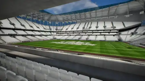 View from Section 206 at Tottenham Hotspur Stadium