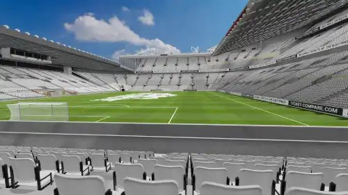 View from Section E137 at Old Trafford