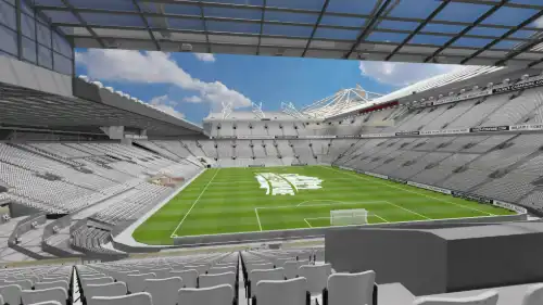 View from Section E234 at Old Trafford