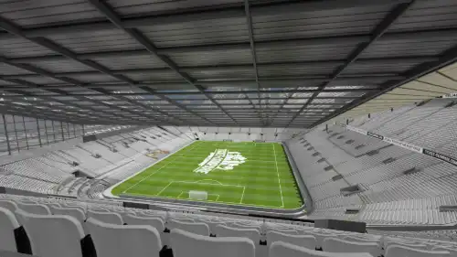 View from Section E336 at Old Trafford