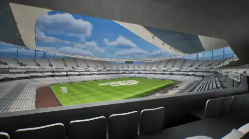 View from Section 13 VIP at Emirates Stadium