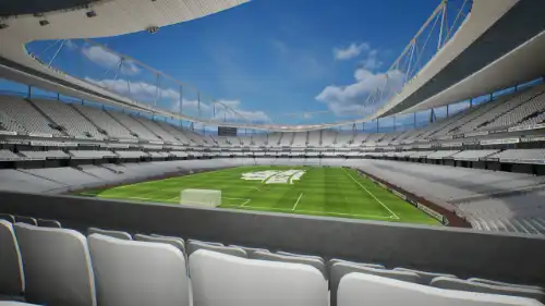 View from Section B72 at Emirates Stadium