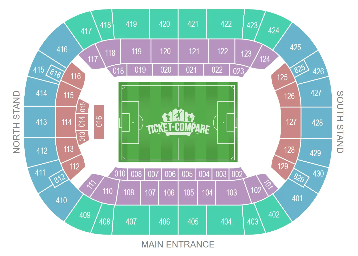 Johan Cruijff ArenA Seating Plan