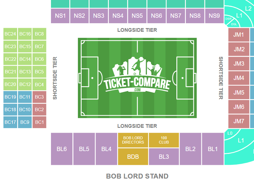 Turf Moor Seating Plan
