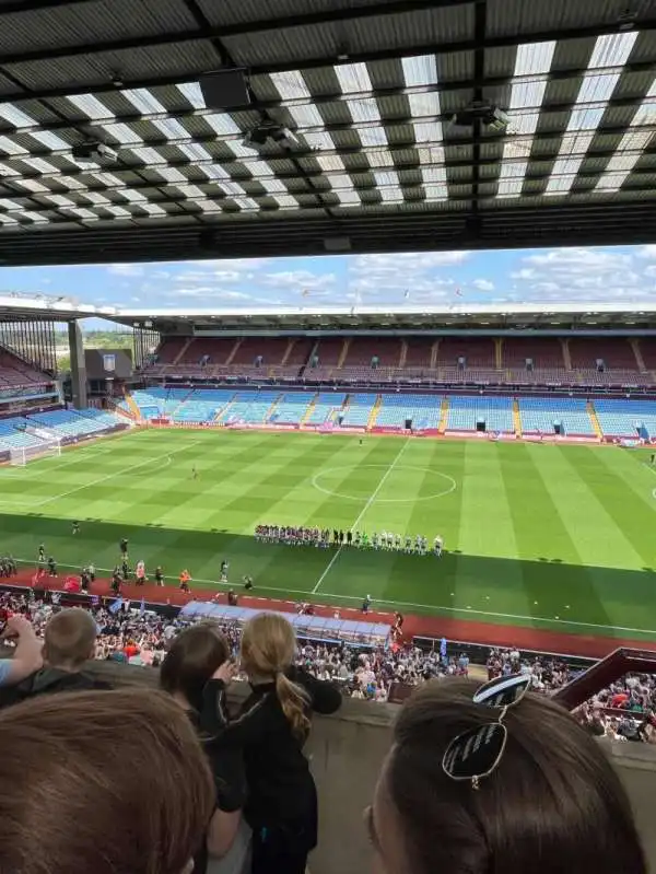 Doug Ellis Stand - Block P6, which is one of the more expensive views in the stadium.
