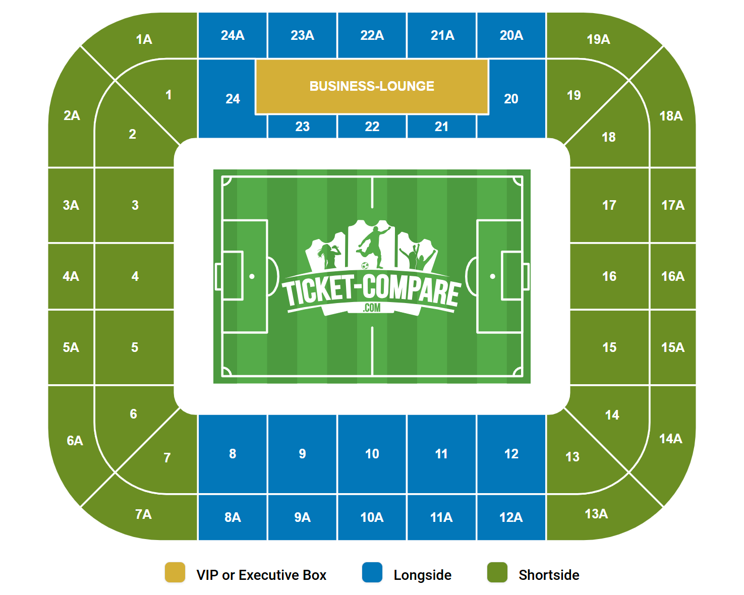 Borussia-Park Seating Plan