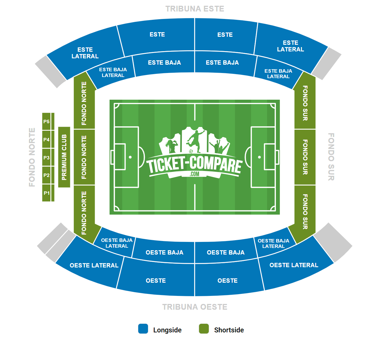 Estadi Mallorca Son Moix Seating Plan