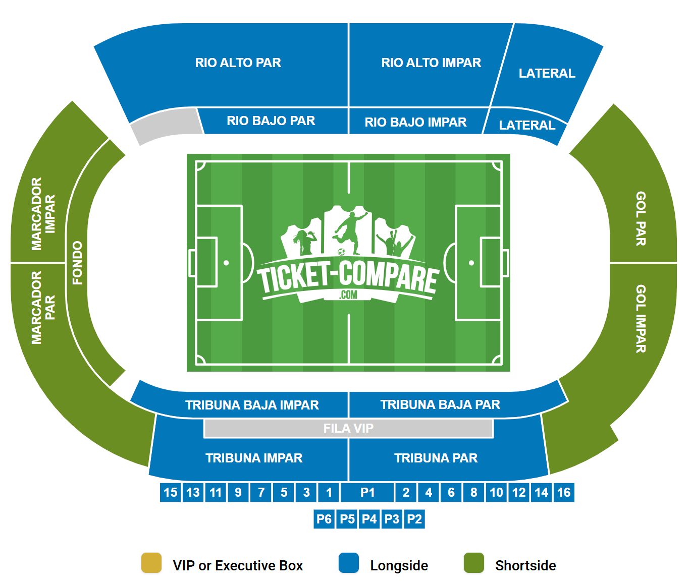Estadio Municipal de Balaidos Seating Plan