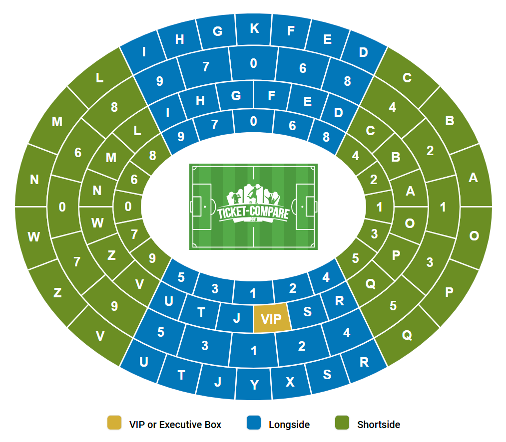 Stadio Marcantonio Bentegodi Seating Plan