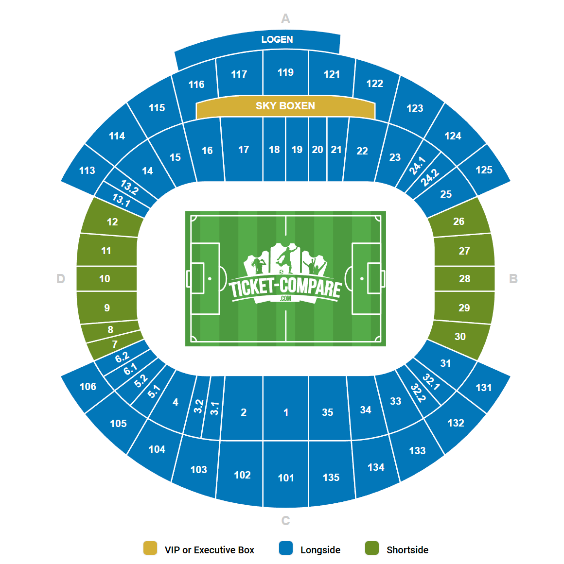 Red Bull Arena Seating Plan